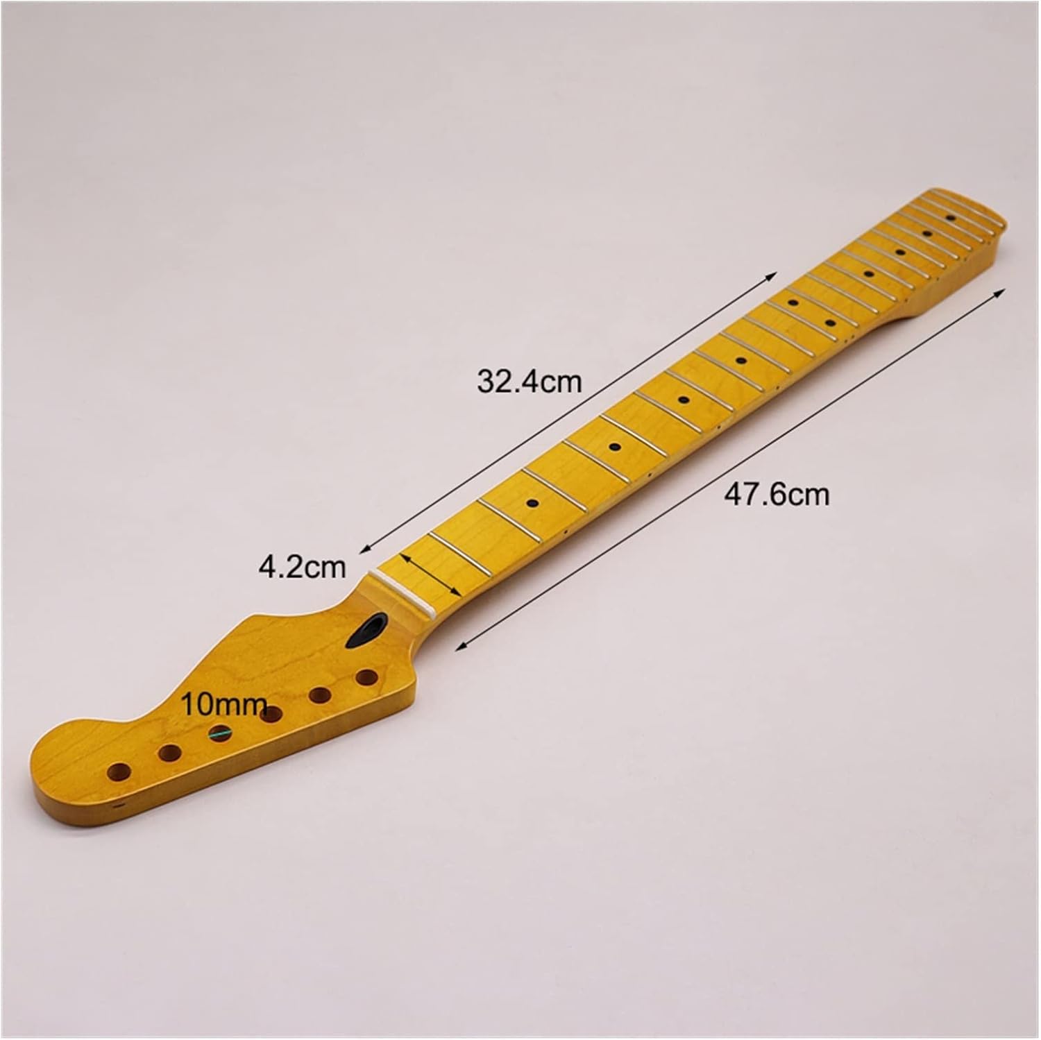 Guitar Neck Matte Finish Canada Maple Electric Guitar Wood Neck 22 Frets Electric Guitar Neck (Color : 1)