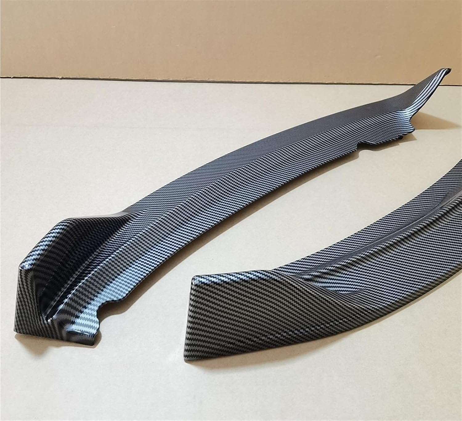 Compatible with Focus MK3 ST 2012 2013 2014 3Pcs Gloss Black Car Front Bumper Splitter Lip Diffuser Body Kit Spoiler Guard(Carbon Fiber Look), efhbiufheroih9