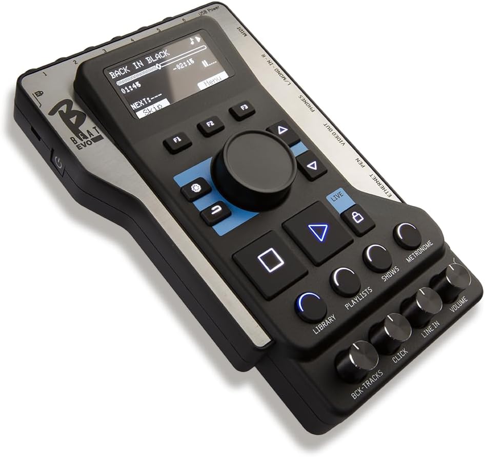 B.Beat Evo 256 Gb: All-in-One Backing Track Solution for Live Musicians - 16 Track Playback, Video Sync, MIDI commands, Click & Mixer