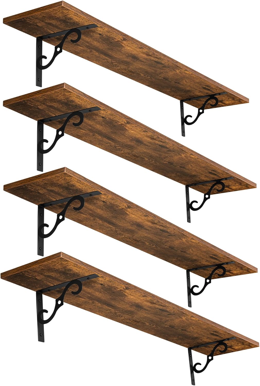 DINZI LVJ Long Wall Shelves, 39.4