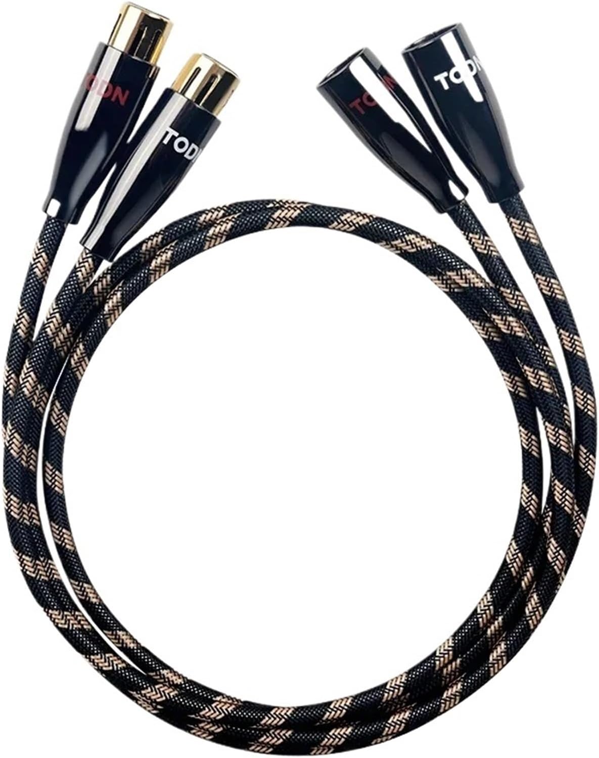 Cable Nylon Braided XLR Cable Male Copper to Female M/F 3Pin Jack Extension Cable for Microphone Mixer(Singer,1.5m)