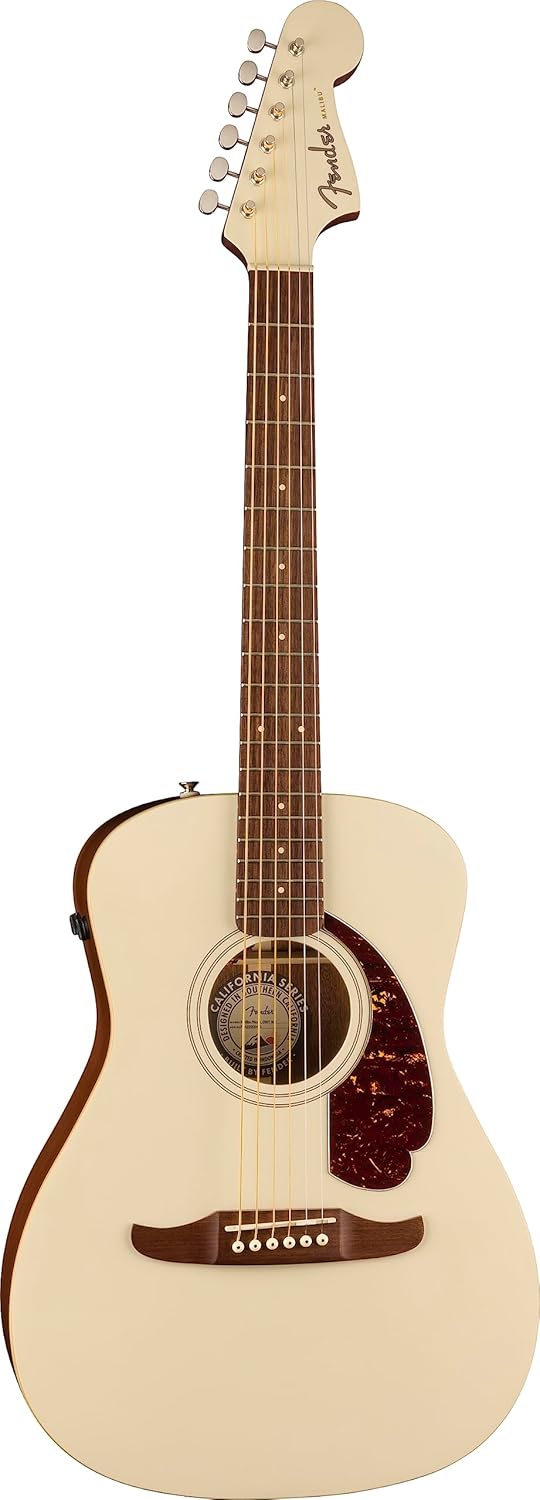 Fender Malibu Player Acoustic Guitar, Olympic White