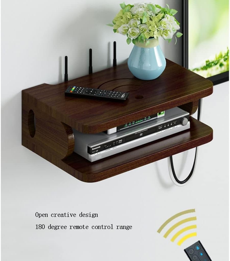 Floating Shelf Bracket Floating Shelf Wall-Mounted TV Stand, Floating Cable Box Shelf, Floating Wall Mount Shelf, Wall Mount Shelves Shelves Bracket (Color : B)