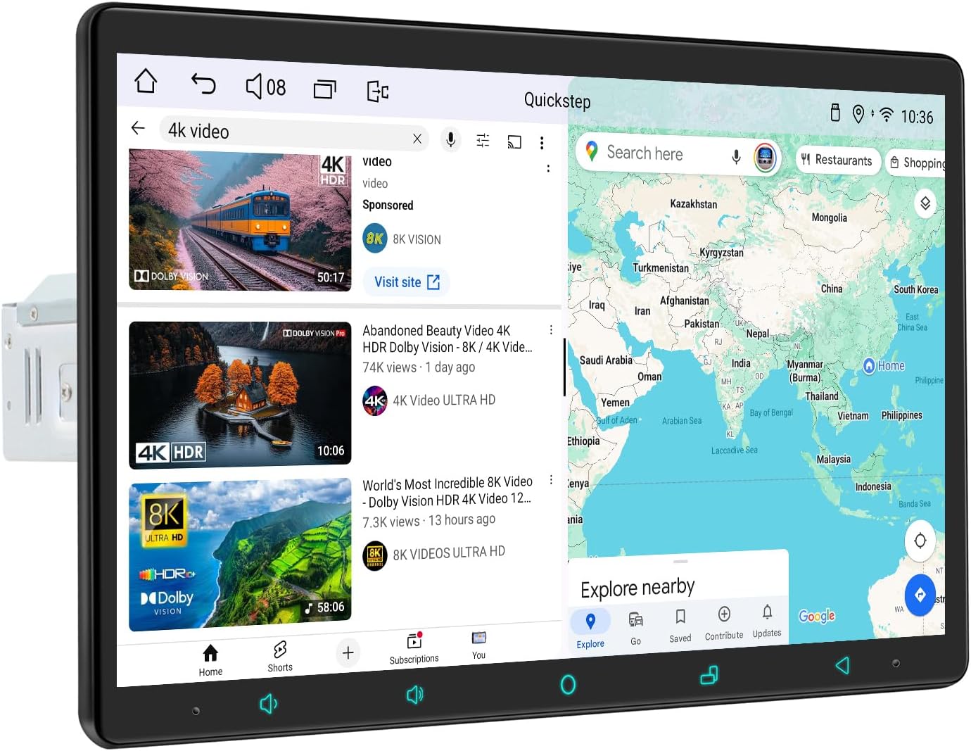 Joying Car Radio for Jeep Wrangler JK 2011-2018 Upgrade Android 13 Floating Stereo 11.6