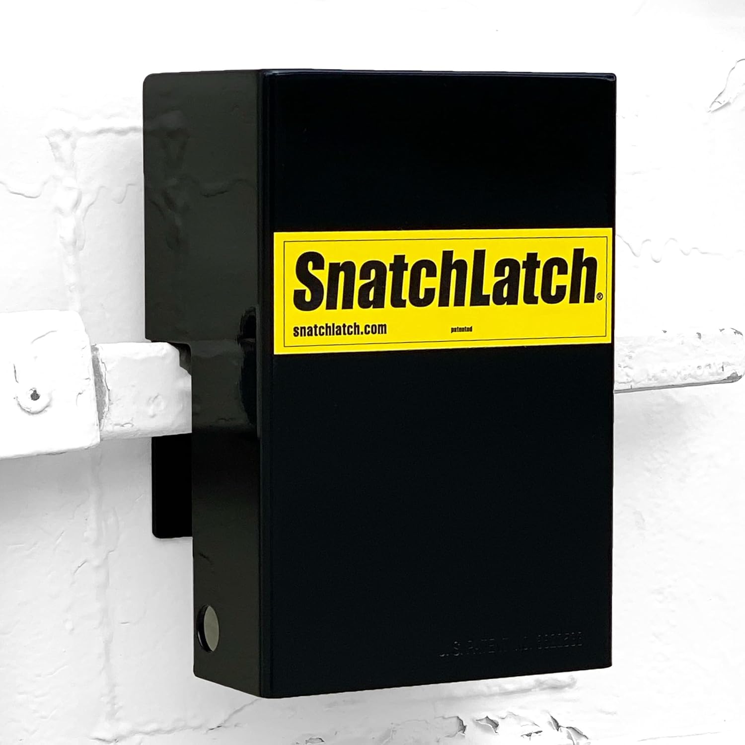 Heavy-Duty Lock Protective Box for Storage Containers and Conex Boxes, Powder Coated ⅛”-Inch Thick Steel, Made for Cam Bar Style Locks Only, 6 x 4 x 9 Inches