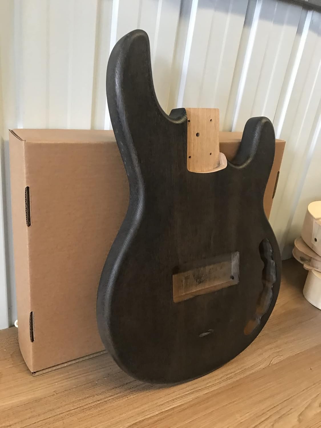 TSTS Electric Bass Guitar Body 40 Inch for ST Electric Guitar Panel Replacement Made of Wood Guitar DIY Accessory