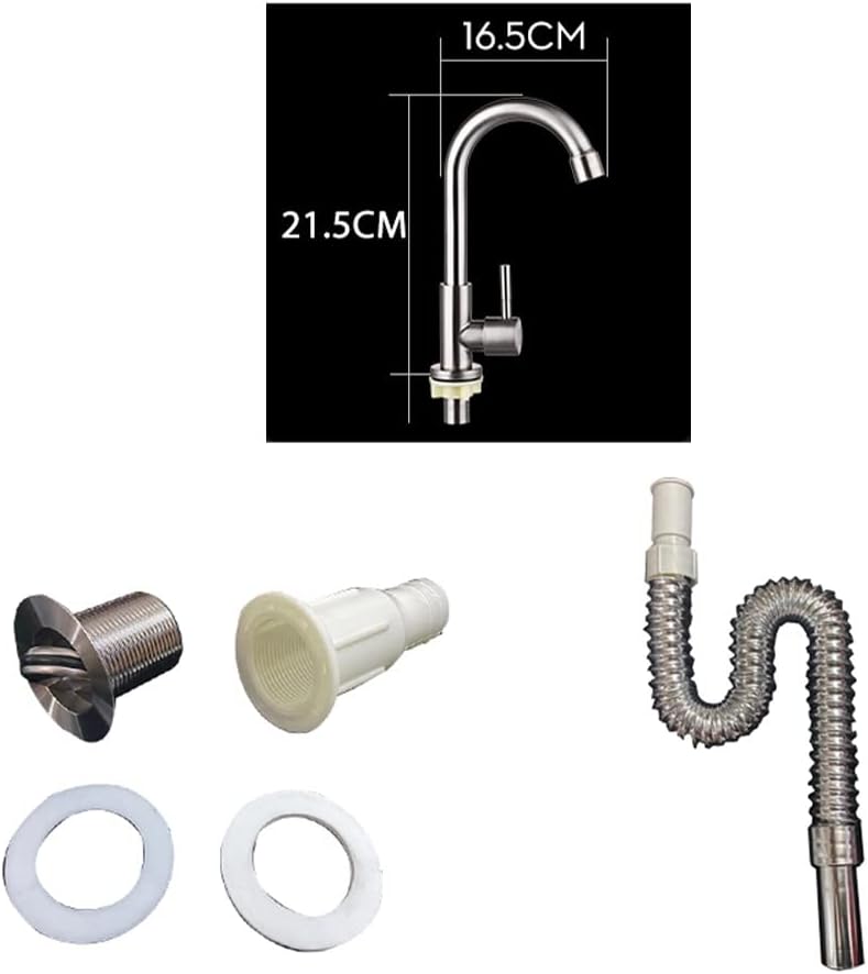 Stainless Steel Wall Mount Corner Sink,Wash Basin with Drainer,Mini Sink Vanity for Kitchen Lavatory Campervan Cloakroom(A2 26X26CM/10.24X10.24inch)