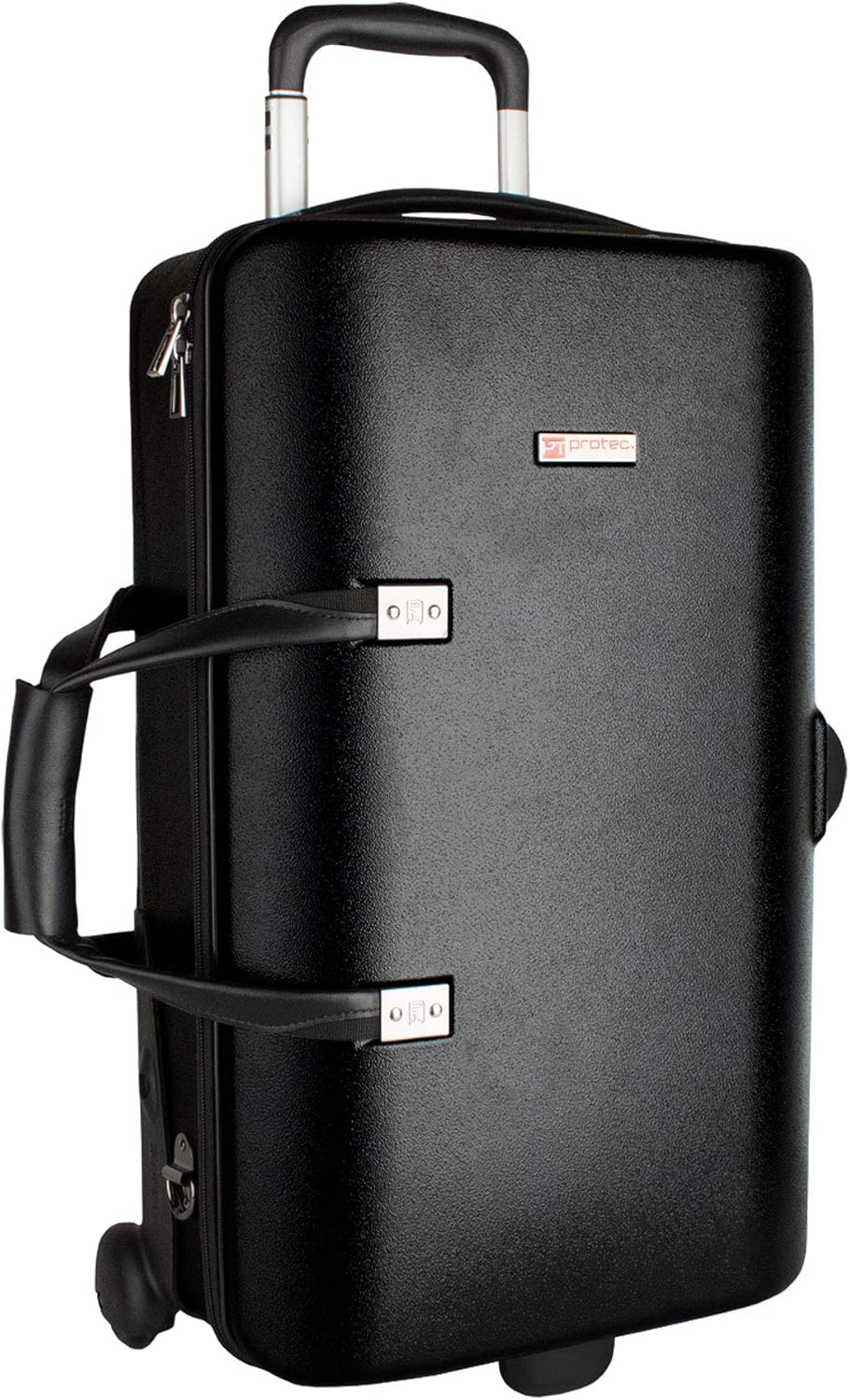 Protec Micro ZIP Triple Trumpet Case with Wheels, Black, Model BLT301T