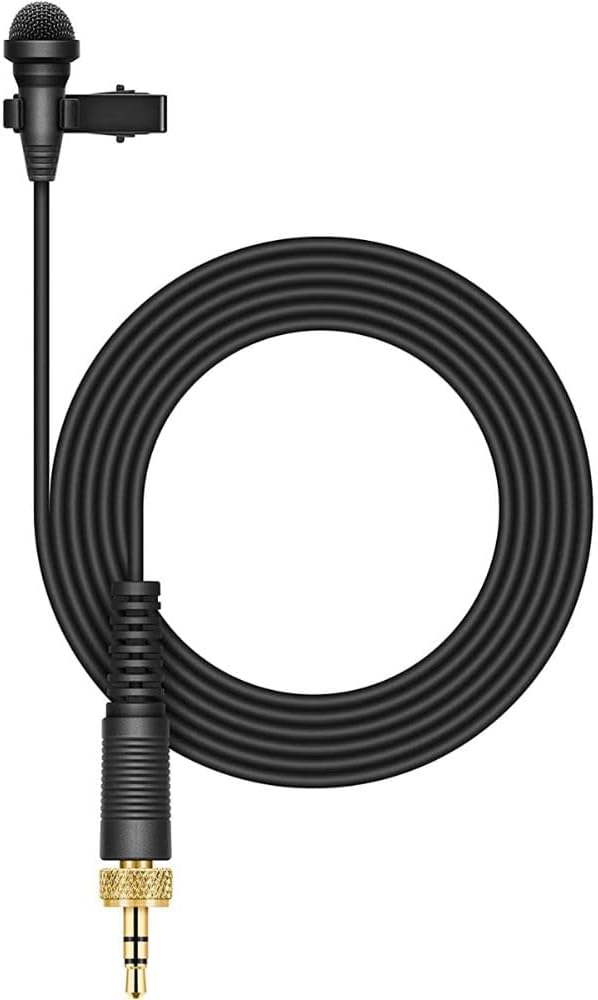 Sennheiser EW-DP ME 2 Set Camera-Mount Digital Wireless Omni Lavalier Mic System (R4-9: 552 to 607 MHz) Bundle with Auray WLW Fuzzy Windbuster and Watson Rapid Charger with 4 AA Batteries