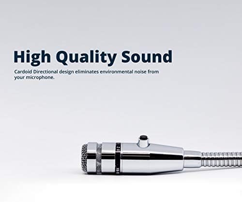 REBUILD SKILLS RBX-515SBG-18X Replaces Shure 515SBG-18X. Push-to-Talk Microphone for Paging in Restaurants, Grocery Stores. Includes 20