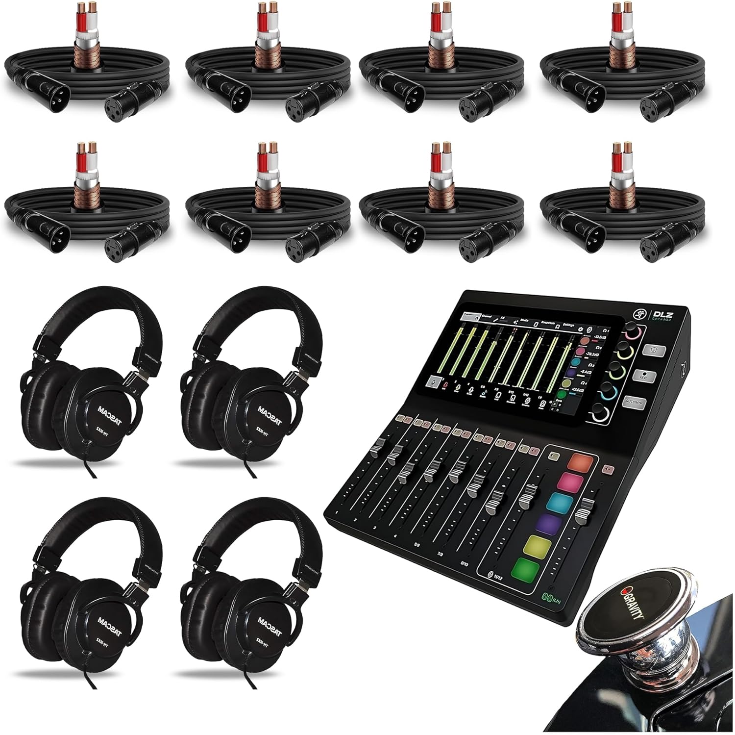 Mackie DLZ Creator 12-channel Digital Mixer, USB, 10.1