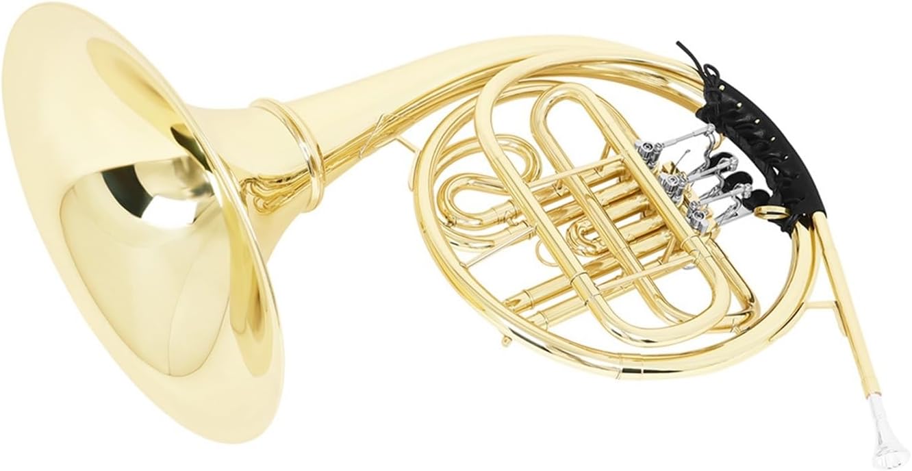 4 Key French Horn Flat Three Key Single Row French Horn B Flat Split Beginner Adult Playing Wind Instrument