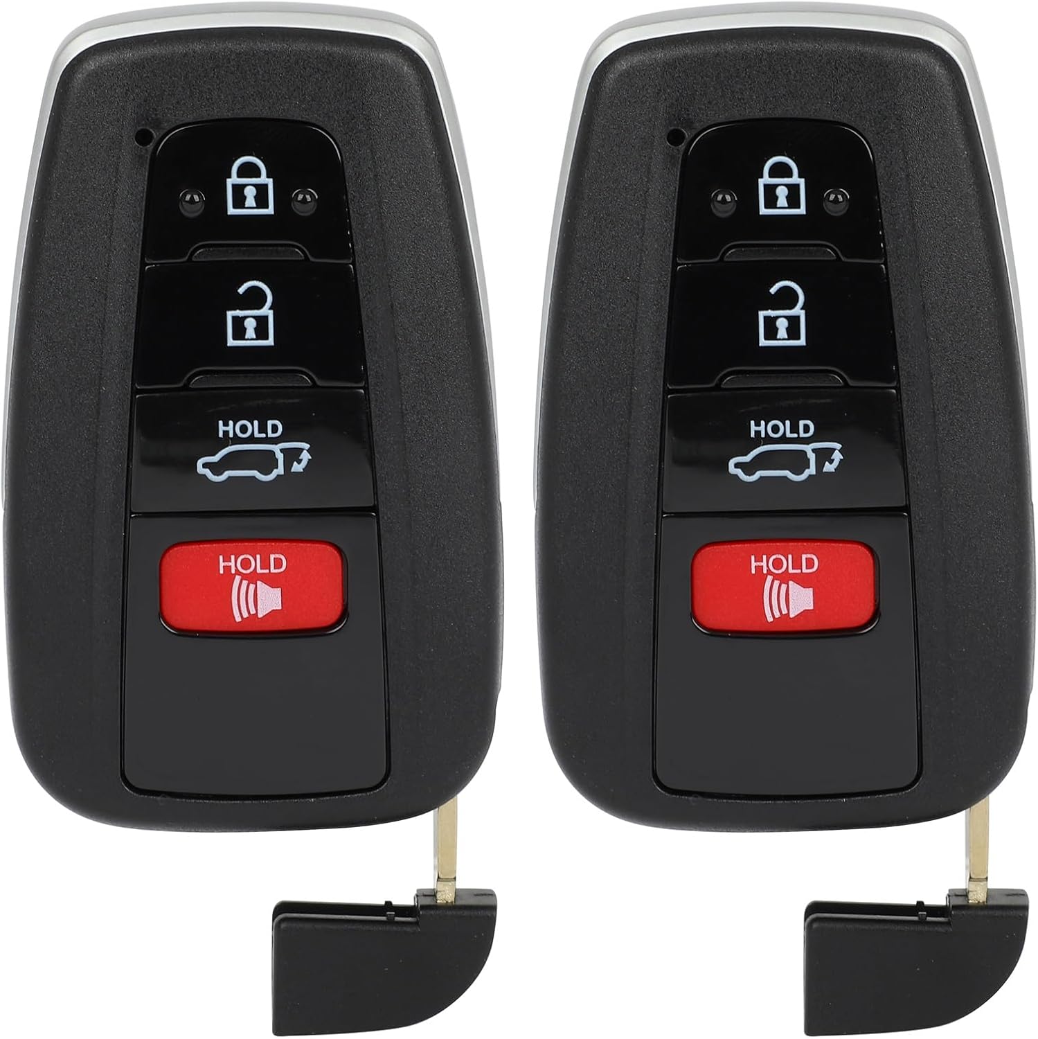 ALEGE Keyless Entry Remote Car Key Fob Fits for 2019-2021 for Toyota for RAV4 2.5L 2 PCS 4 Buttons 314.3MHZ