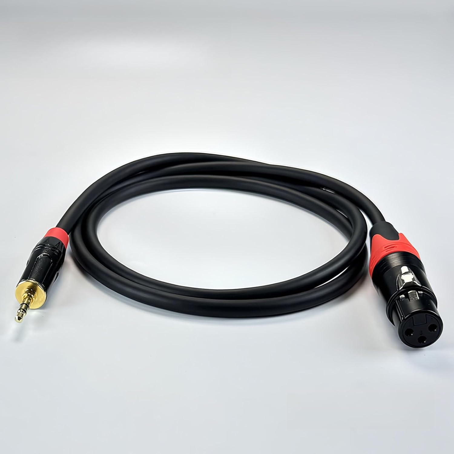 XLR Male to Female Mic Cable 3.5mm 6.5mm RCA Adapter Audio Line (40Meters,XLR F-3.5mm)