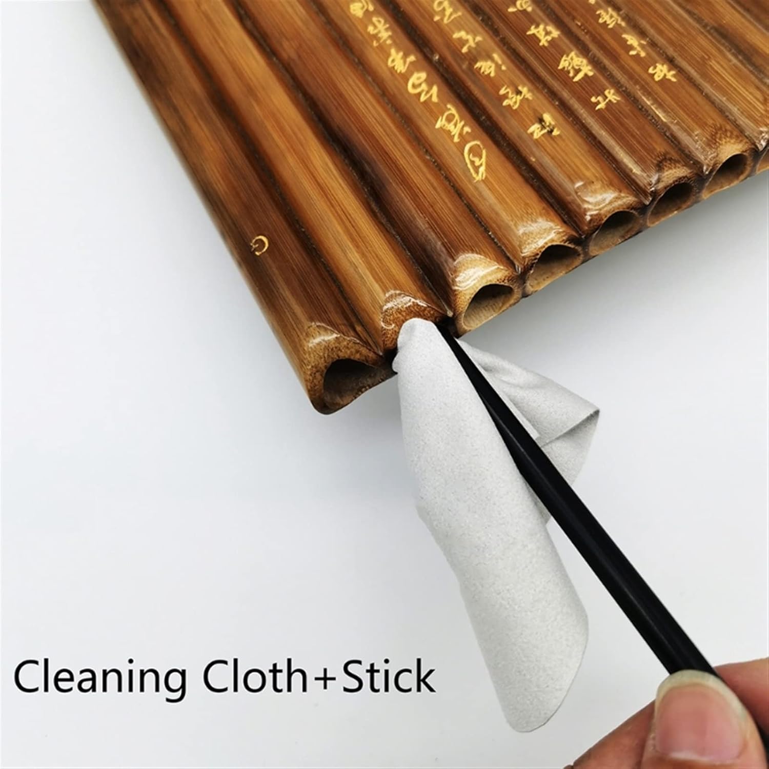 15 Pipes Traditional Brown Pan Flute G Key Chinese Musical Instrument Pan Pipes Woodwind Instrument