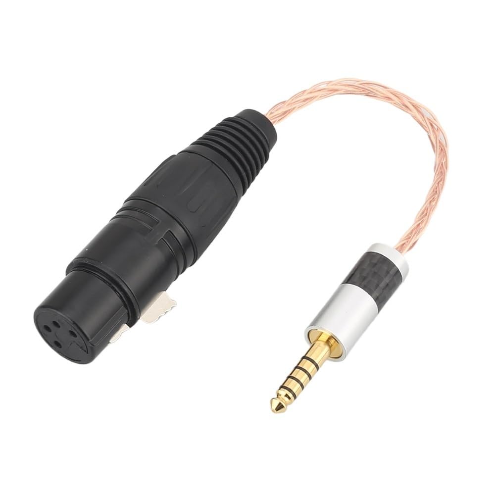 4.4mm Balanced Male to 4-Pin XLR Female Balanced TRS Audio Adapter Cable(Copper,10cm)