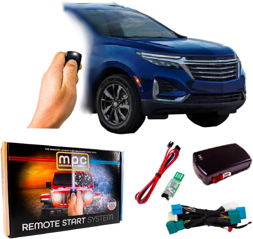 MPC Remote Start Kit Compatible with Chevrolet Equinox 2018-2024 || Push-to-Start || Uses Factory Fob || Includes Software Loader || Premier USA Tech Support