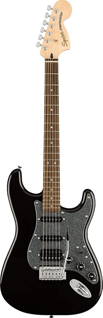 Fender Squier Affinity Series HSS Stratocaster with Laurel FB - Metallic Black
