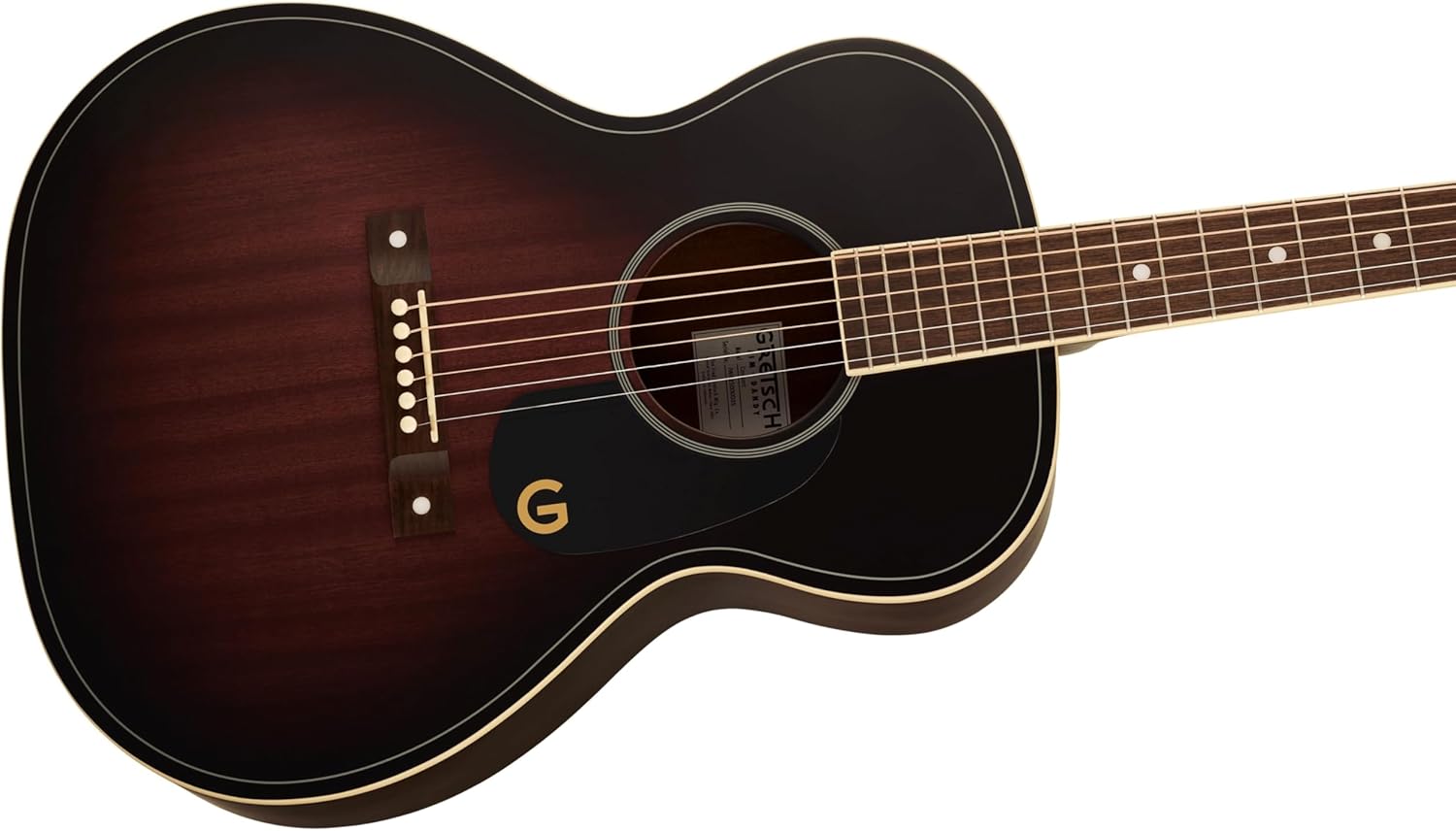 Gretsch Jim Dandy Concert Acoustic Guitar - Deep Cherry Burst