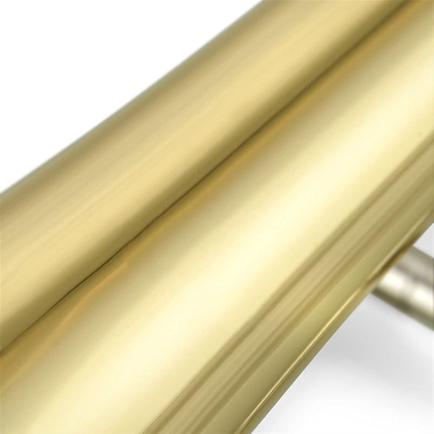 Student Trombone Tenor Trombone B/F Flat Professional White Copper Trombone with The Mouthpiece with Case,Gloves,Gold Brass Wind Trombone Kit