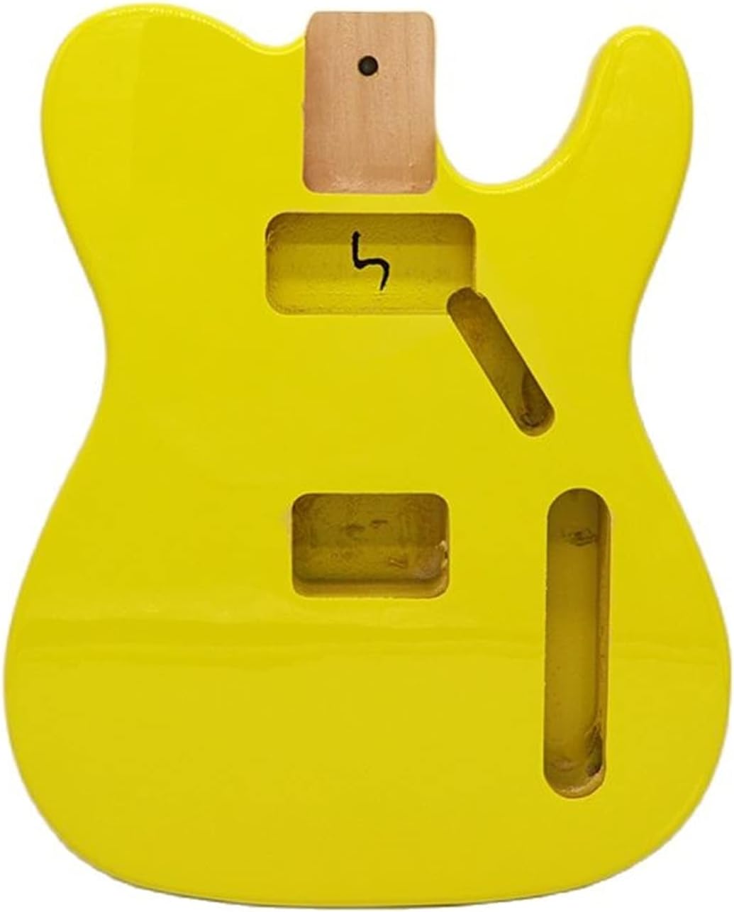 Unfinished Guitar Body Yellow Body DIY Guitar Parts Poplar Wood Guitar Body Guitar Barrel Guitar DIY Accessory