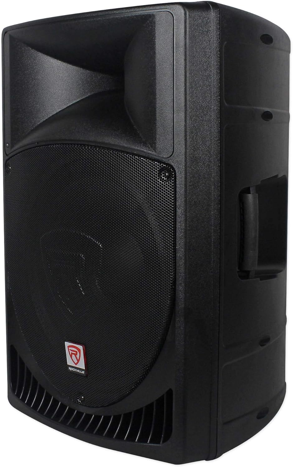 Rockville RPG15 Power Gig Pair 15-in Powered Active DJ PA Speakers 1000-Watt Peak/250-Watt RMS Each 2-Way Flyable M8 Threading 35Hz-20kHz 2-Piece