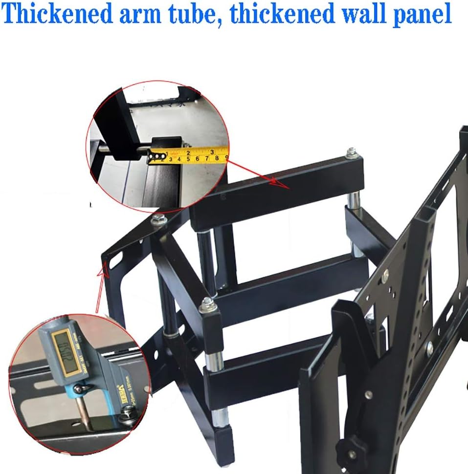 TV Stand,Tv Wall Mount Tv Wall Mount Swivel, Wall Mount Bracket, Suitable for 32-52 Inch TV, Freely Retractable, Angle Adjustment, Space Saving