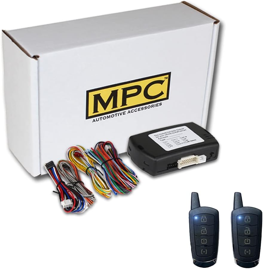 MPC 4-Button Remote Starter Compatible with 2007-2014 Lexus LS460 |Gas| |Push to Start| (2) Extended Range 4-Button 2-Way Remotes - Up to 1,500 ft Range - Firmware Preloaded