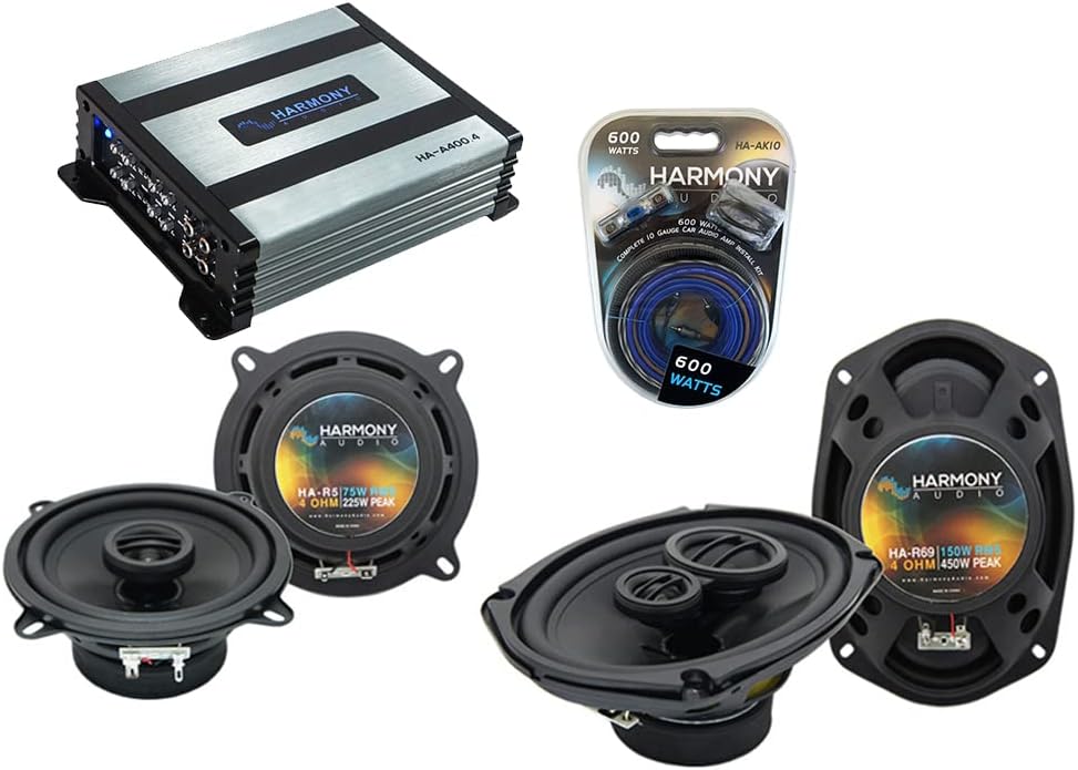 Harmony Audio HA-R5 Compatible with Dodge Challenger 2008-2014 Car Stereo Rhythm Series 5.25