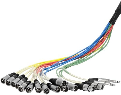 Seismic Audio - SALS-12x4x100 - 12 Channel 100' Pro Stage XLR Snake Cable (XLR & 1/4