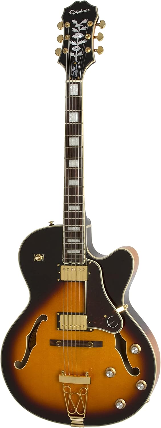 Epiphone Joe Pass Emperor II Pro Electric Guitar Vintage Sunburst