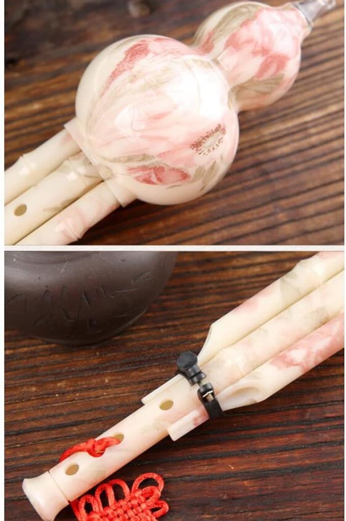 Flutes Musical Instruments Holding A Cucurbit C Lowered B Adjusted Cucurbits Children and Adults Beginners Playing Bakelite Three Wind Instruments for Elders, People Who Love Music