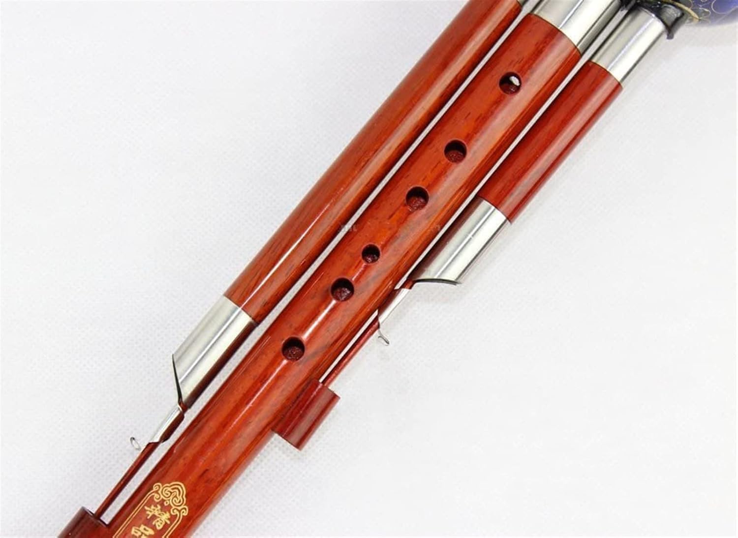 FLFL Hulusi Professional Rosewood Hulusi, Chinese Hulusi (Bb Key) (Color : C Key)