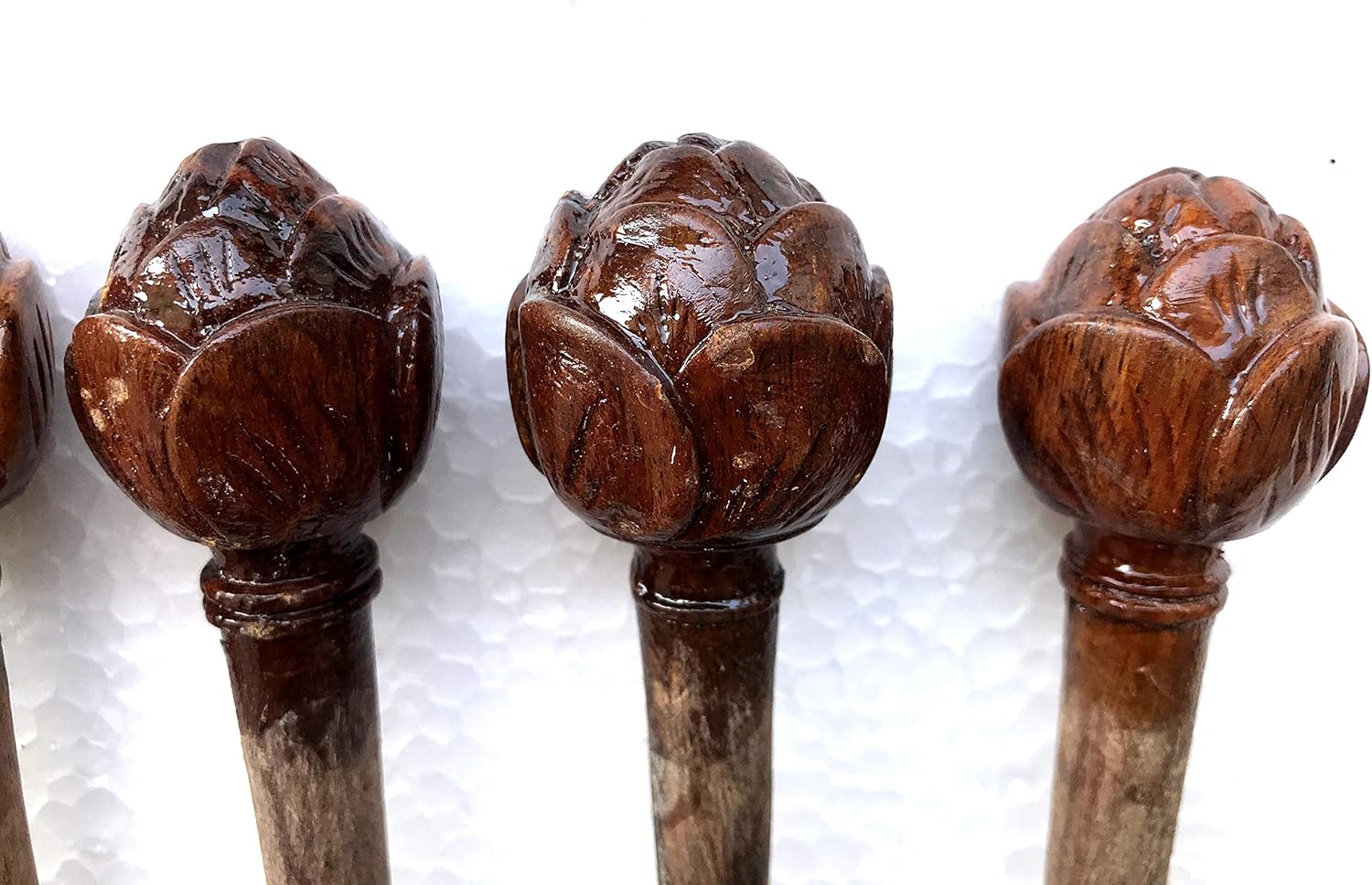 Main Khunti Peg for Sitar full set of 7 Gulab Rose design