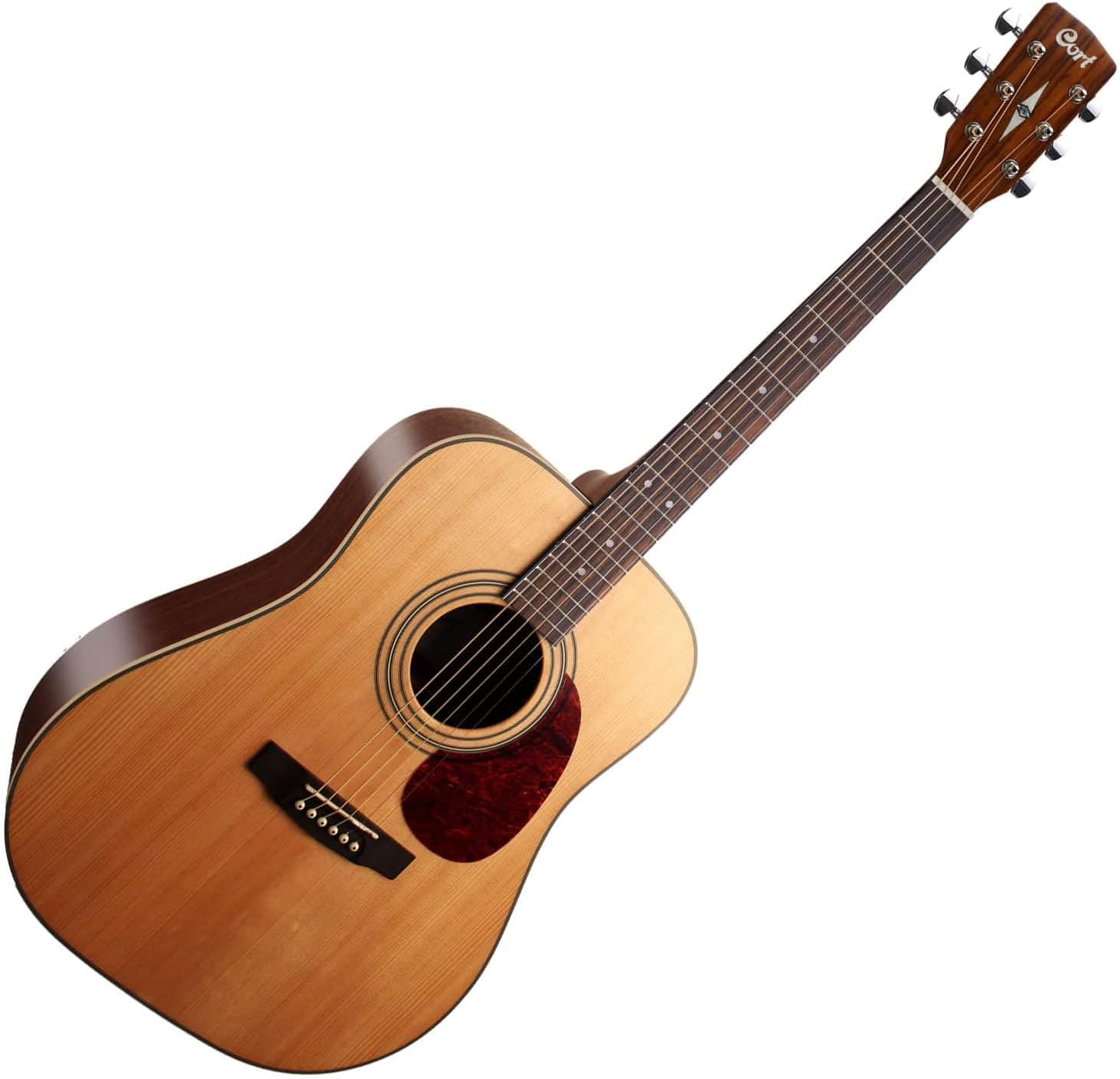 Cort Earth Series Earth70 Acoustic Guitar, Solid Spruce Top, Open Pore