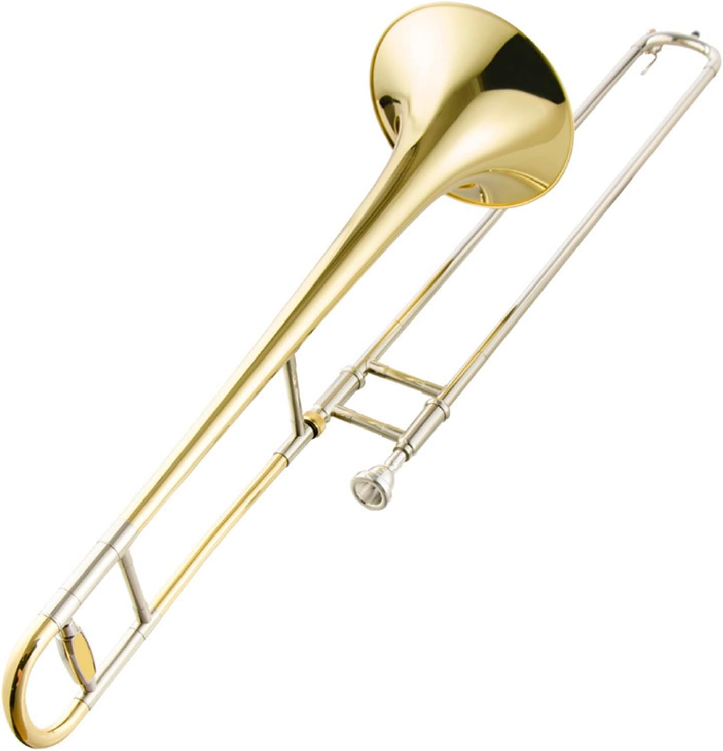 TSTS Professional B-Flat Alto Trombone Musical Instrument Suitable for Children and Adult Brass Instruments Beginner Trombone