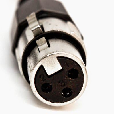 SEISMIC AUDIO - SAXLX-10 - 8 Pack of 10' Black XLR Male to XLR Female Patch Cables - Balanced - 10 Foot Patch Cords