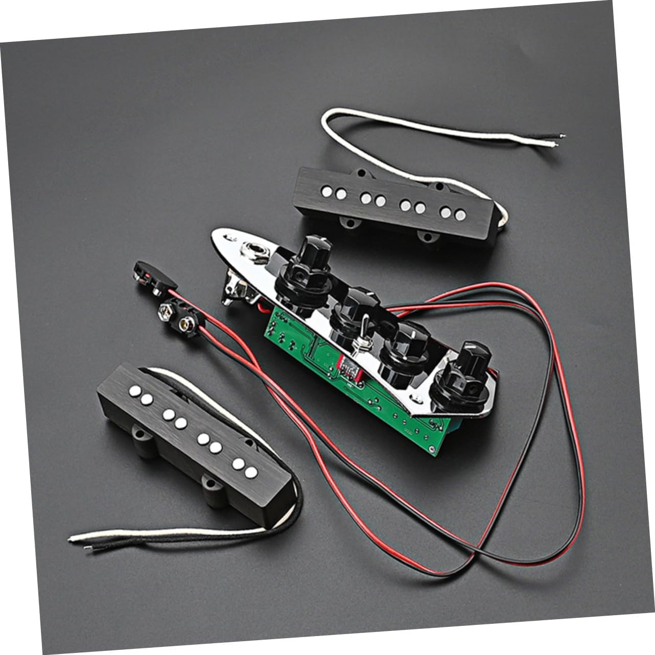 VANZACK 1Set String Jb Bass Pickup Set Durable Humbucker Easy Installation for Guitar Parts Tone Tool for Bass Players and Bands