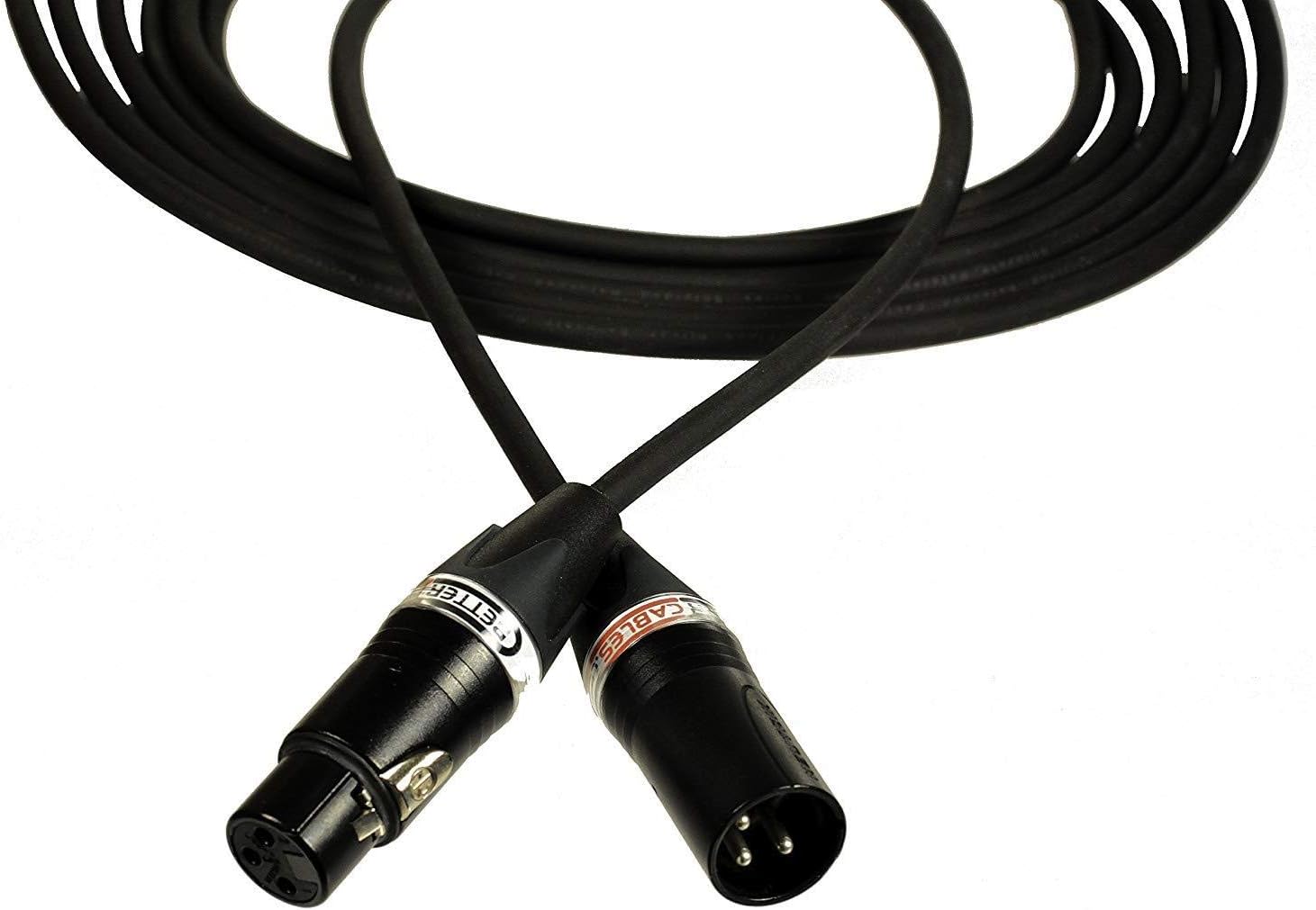 Silver Serpent Stage and Studio Reference Microphone Cable - High-End, High-Performance, Silver/Copper Hybrid, Low-Capacitance, Professional Mic Cable - 3 Feet