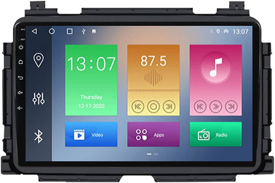 Double Din Car Stereo with Bluetooth Compatible with Carplay and Android Auto, 9 Inch Touch Screen Car Radio for Honda HR-V XRV 2013-2018 Support Steering Wheel Control/GPS