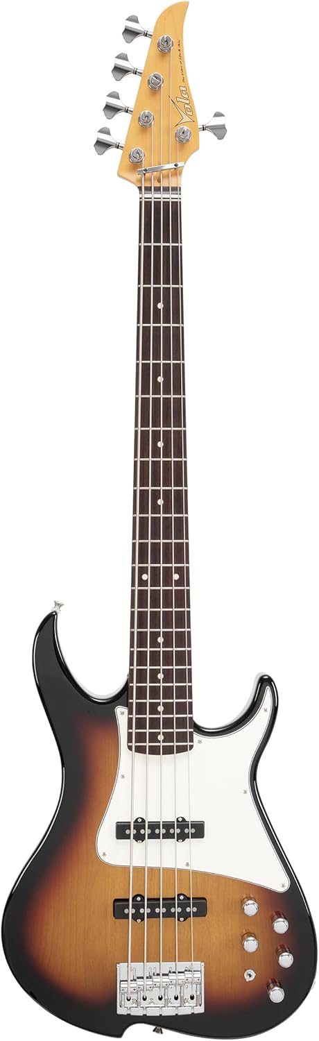 Electric Bass ZVA 5 RF Bass 3 Tone Sunburst Gloss Handmade in Japan MIJ Gotoh Bridge Gotoh Tuner 5 Strings Modern C Neck For All Levels