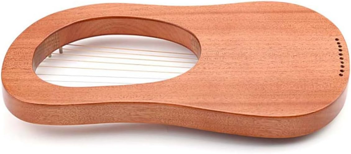 10 Stringed Wooden Harp Lap Harp for Musician for Boys and Girls Adults and Beginners