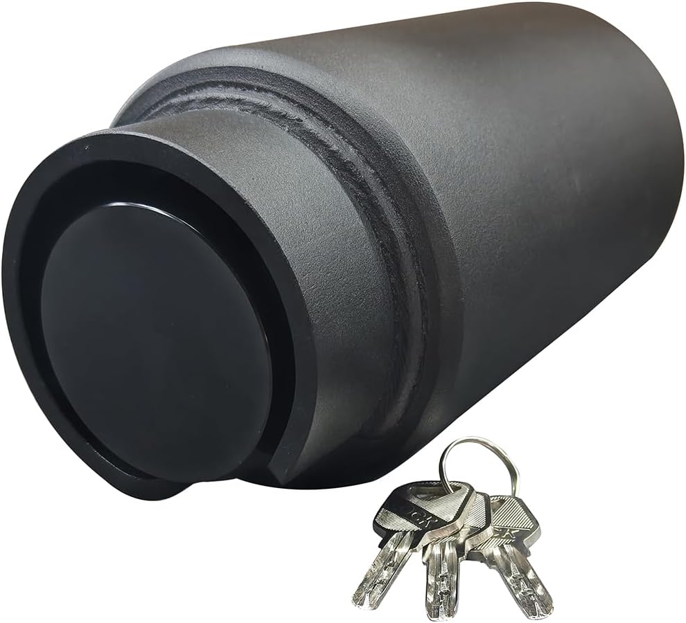 2516-B Heavy Duty Trailer Lock Replacement for 2 5/16-Inch Bulldog or Ram Trailer Couplers, Anti-Theft Trailer Tongue Lock with 3 Keys Weonefit