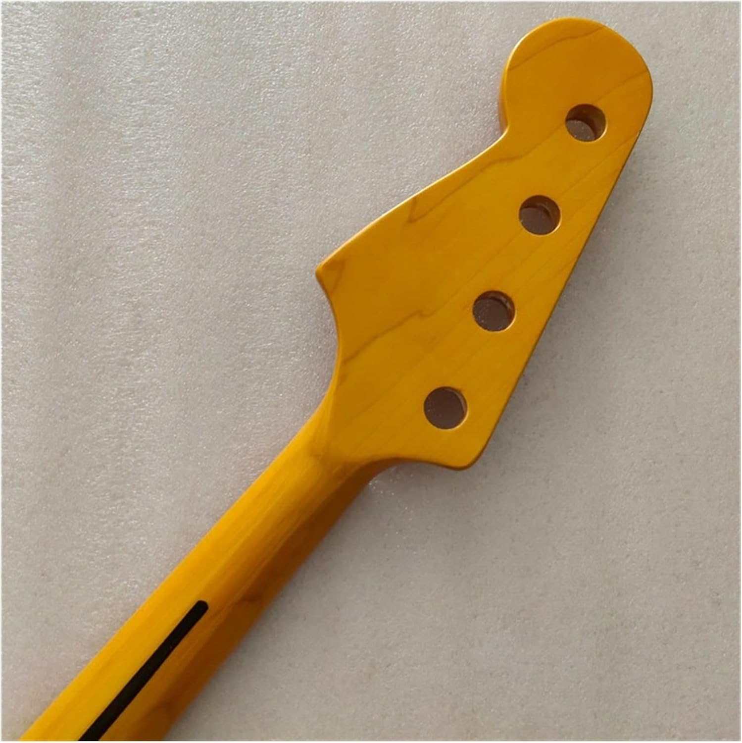 Yellow Maple 20 Frets Bass Guitar Neck 4 String Maple Fingerboard Bass Neck Replace Electric Guitar Neck