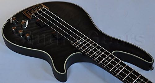 Schecter Hellraiser Extreme-4 4-String Bass Guitar, See-Thru Black Satin