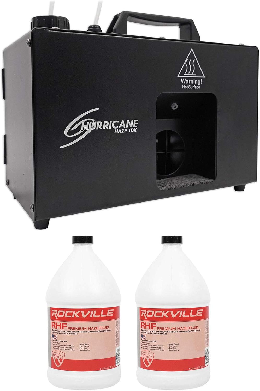Chauvet DJ Hurricane Haze 1DX Water Based Haze Machine Hazer+(2) Gallons Fluid