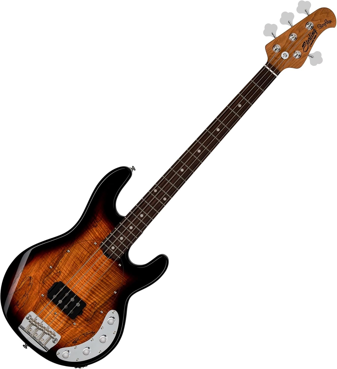 Sterling By Music Man StingRay RAY34 Bass Guitar - 3-tone Sunburst