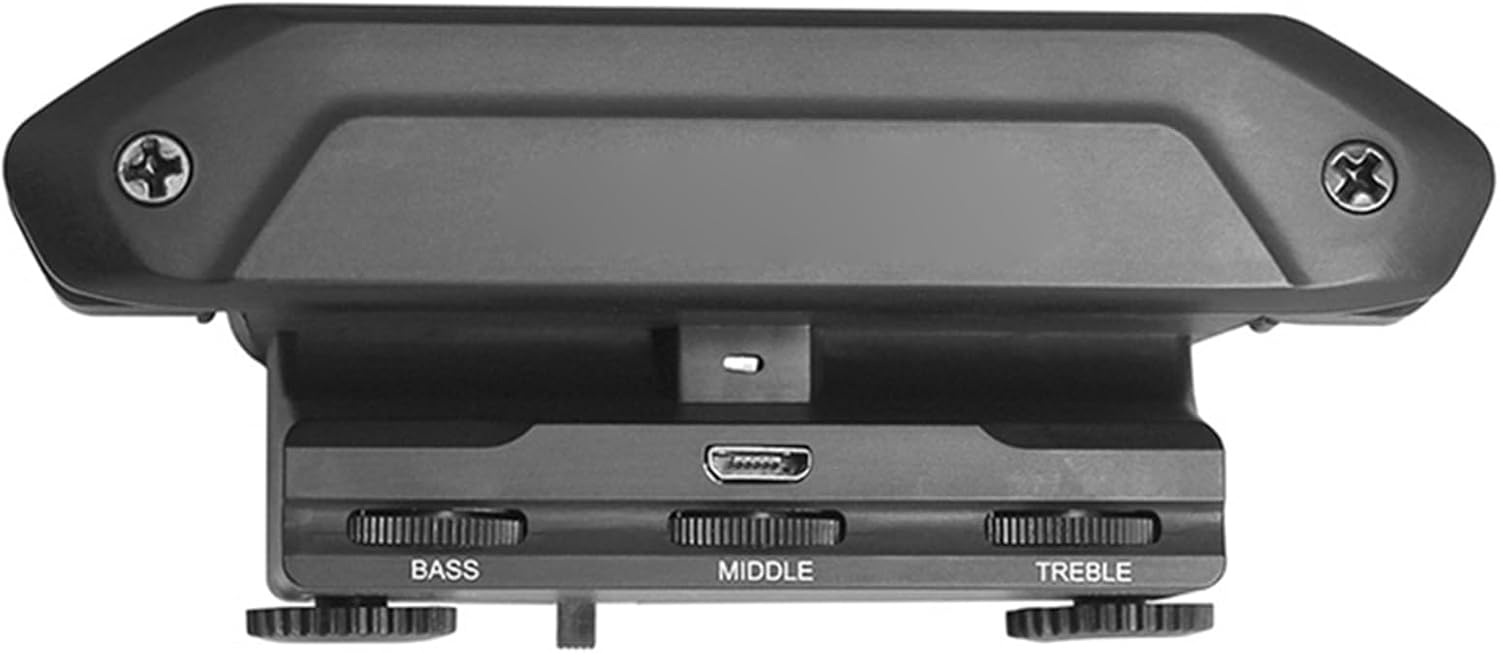 Guitar Pickup Multi-Functional Acoustic Guitar Pickup with Microphone Bass Middle Treble Volume Reverb Chorus Controls