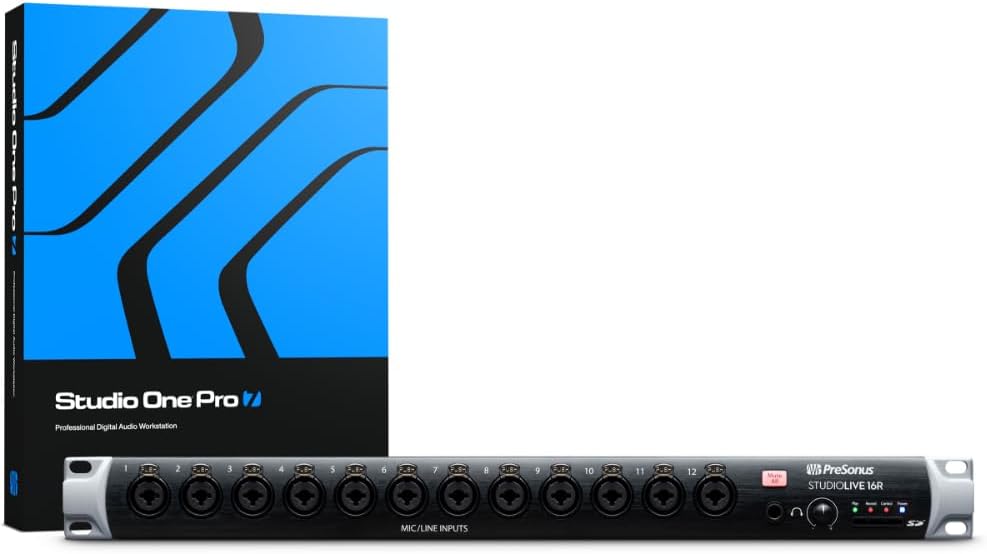 PreSonus StudioLive Series III 16R Digital Rack Mixer with Studio One Pro Software