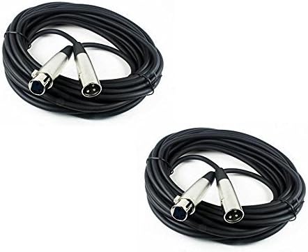 Mackie Mix Series Mix12FX 12-Channel Effects Mixer bundled with 2 Free 20' XLR Cables